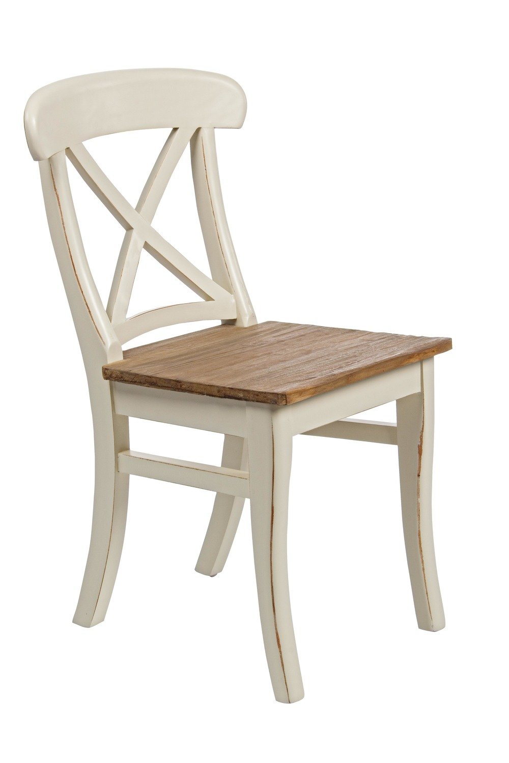 SILLA MADERA EN BLANCO Y MADERA