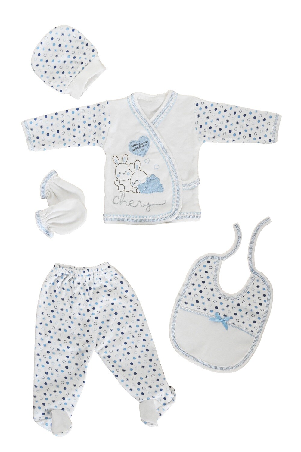 Newborn Set - 4 Farben - 5-Teilig