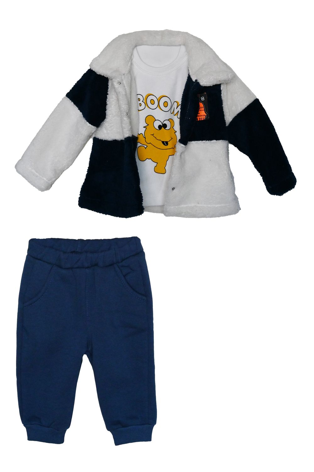 Set "Boom", blau/weiss, 3-Teilig