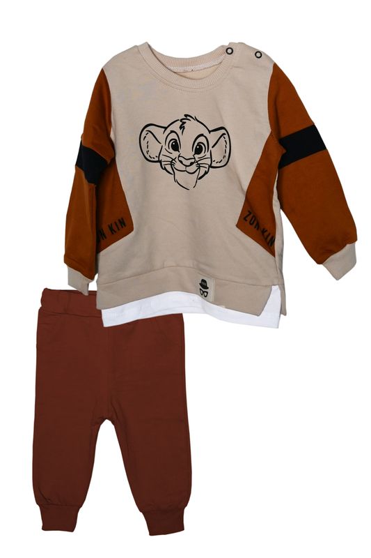 Set "Lion King", braun, 2-Teilig
