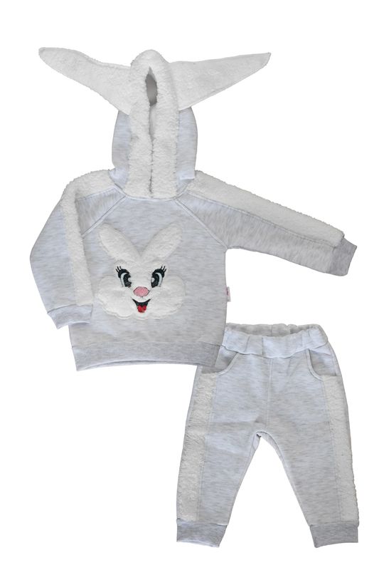 Set "Bunny", grau, 2-Teilig