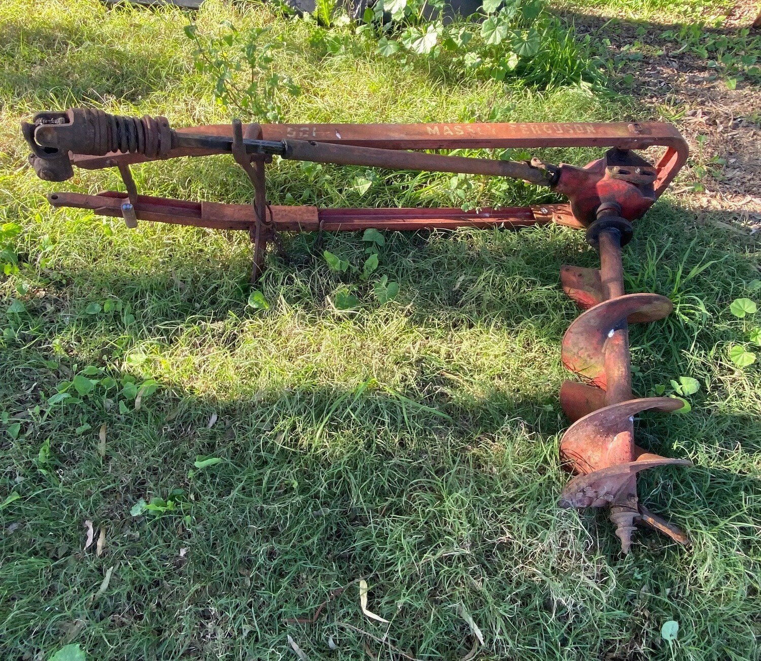 Massey Ferguson 501 post hole digger