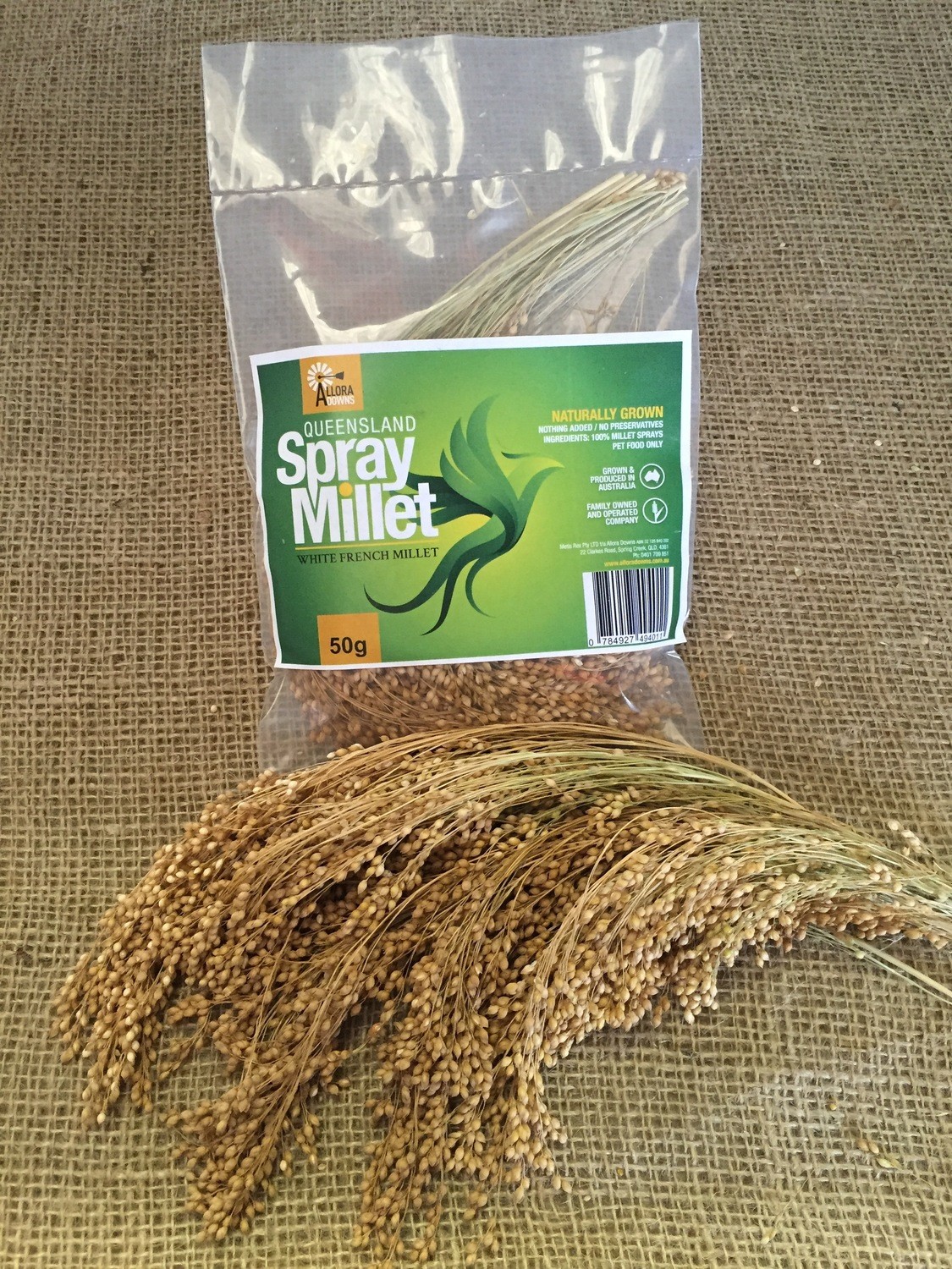 Queensland Spray MilletWhite French 50g