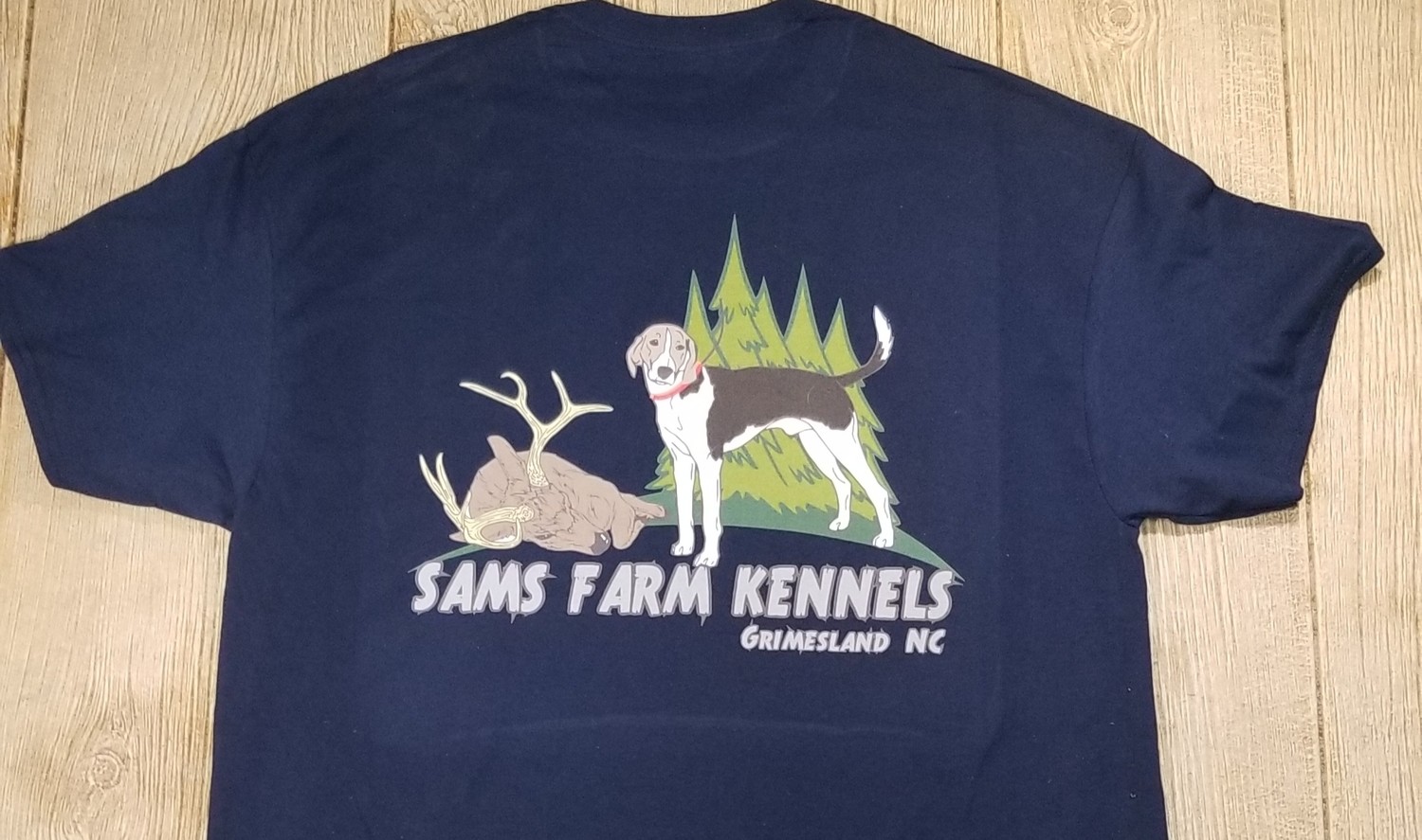 Deer Down Short Sleeve Custom Kennel Shirt 5 Colors Available