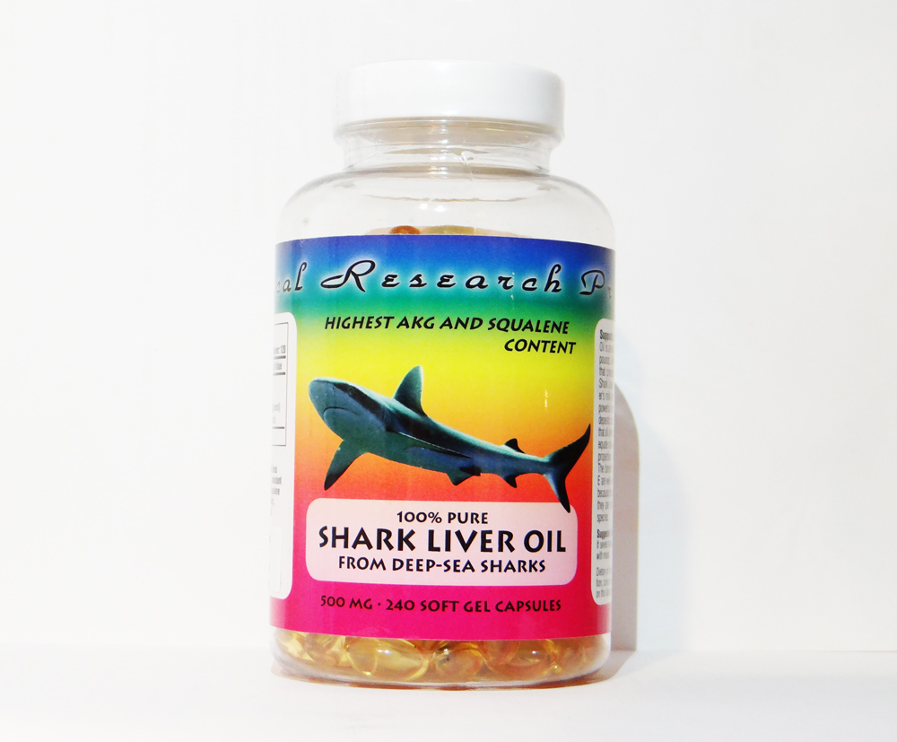 Shark Liver Oil 240 Soft Gel Capsules