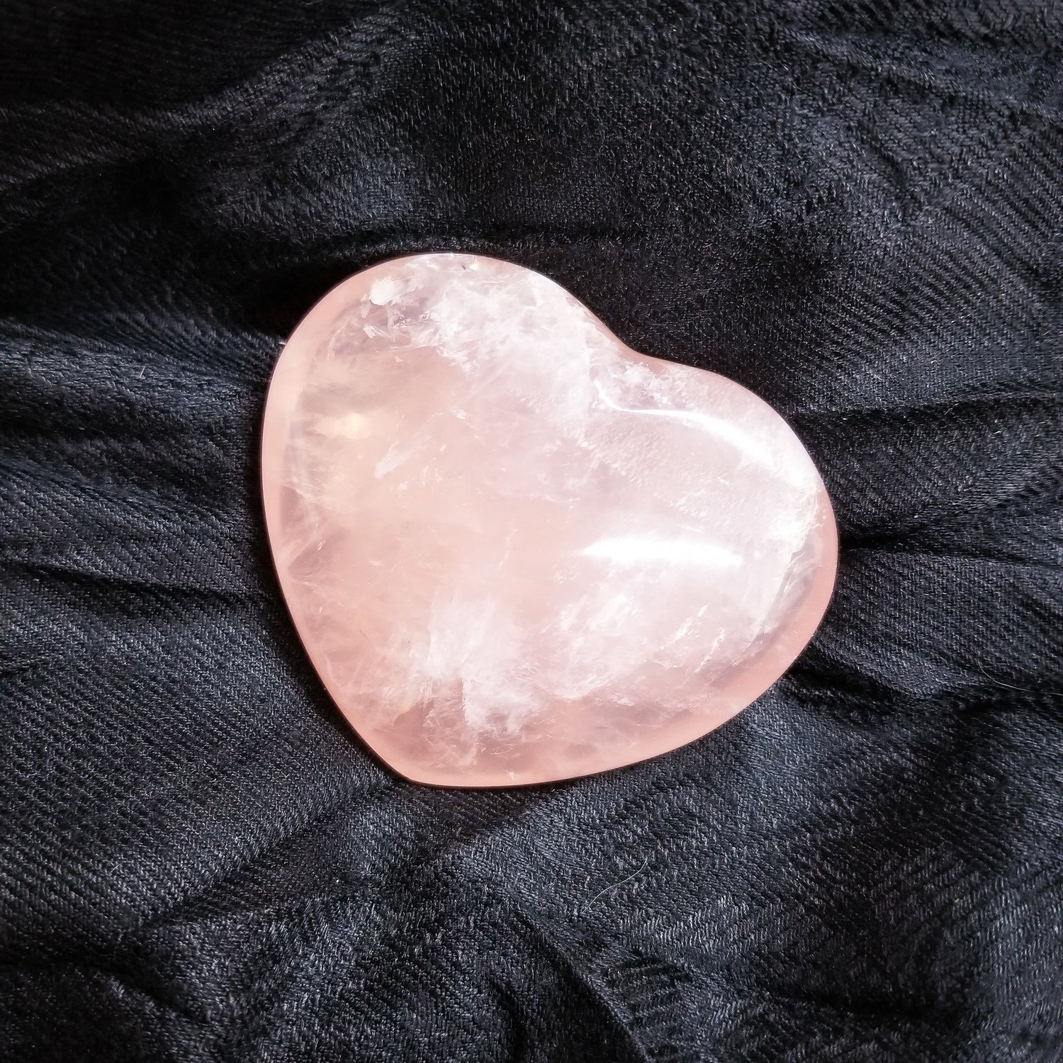 Pink Quartz Heart