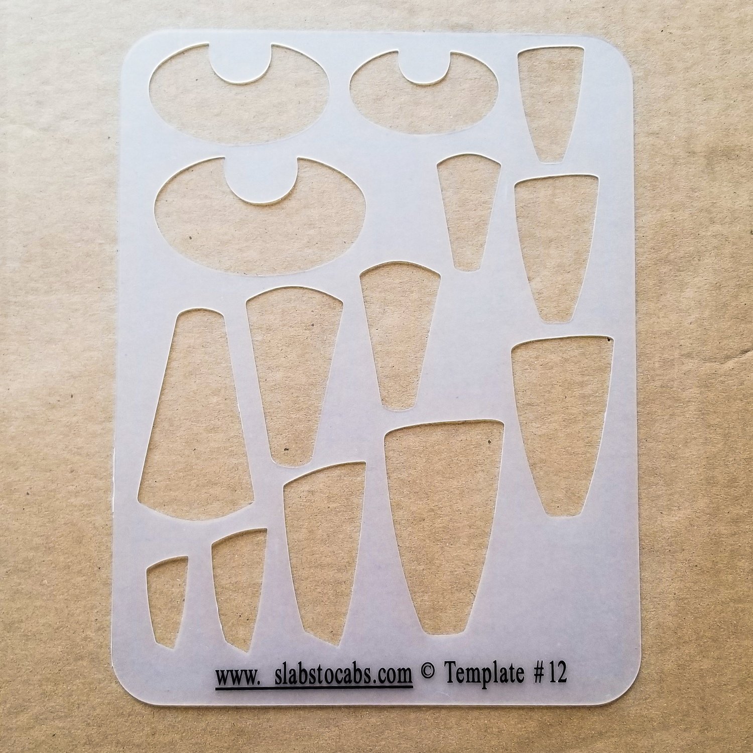 Cabochon Template Sheet #12