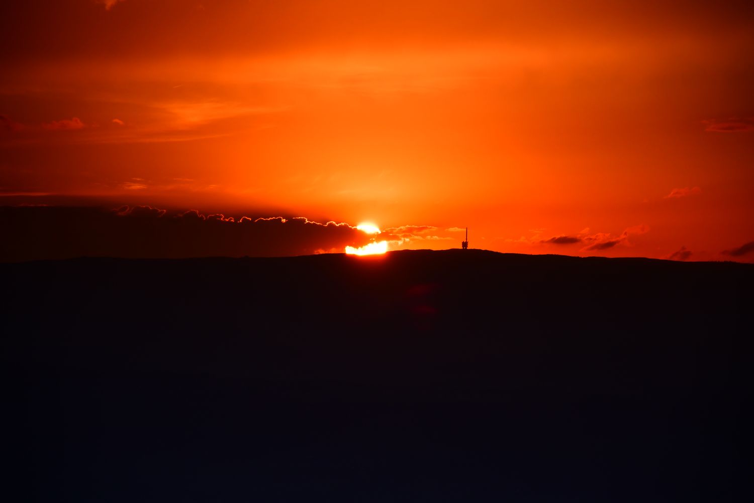 Sonnenuntergang Chasseral