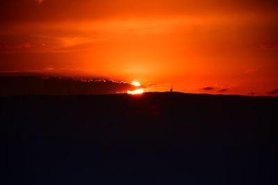 Sonnenuntergang Chasseral