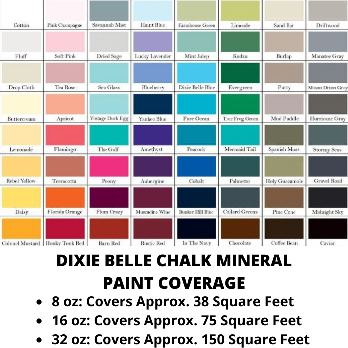 DIXIE BELLE CHALK MINERAL PAINT
