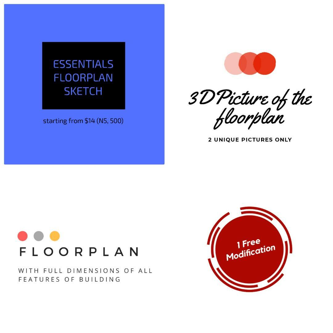 House plan design drawing sketch in Nigeria