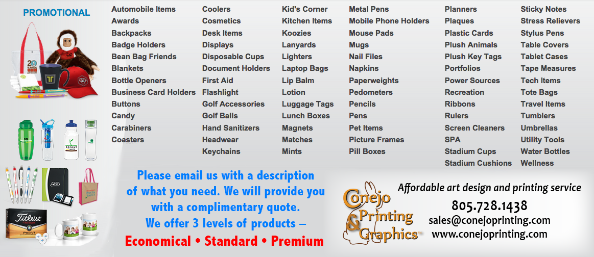 Promotional / Imprinted / Products