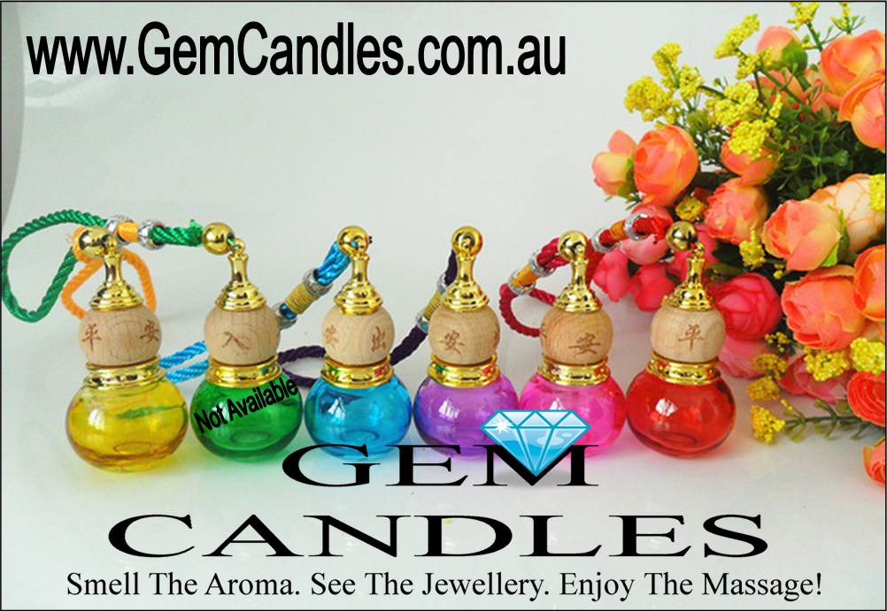 Gem Candles Hanging Car Diffuser