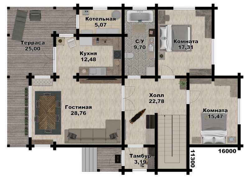 Дървени къщи