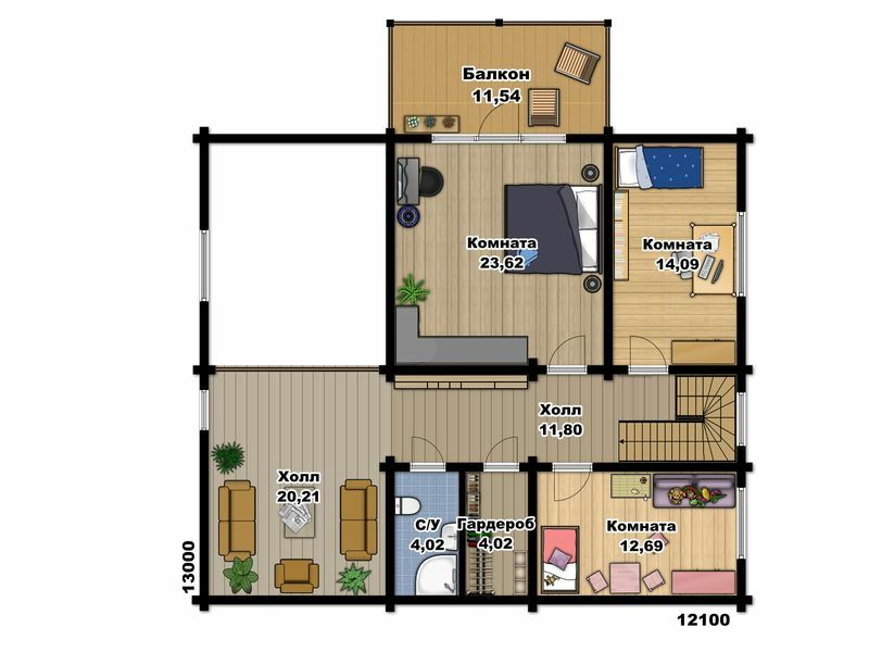 Дървени къщи