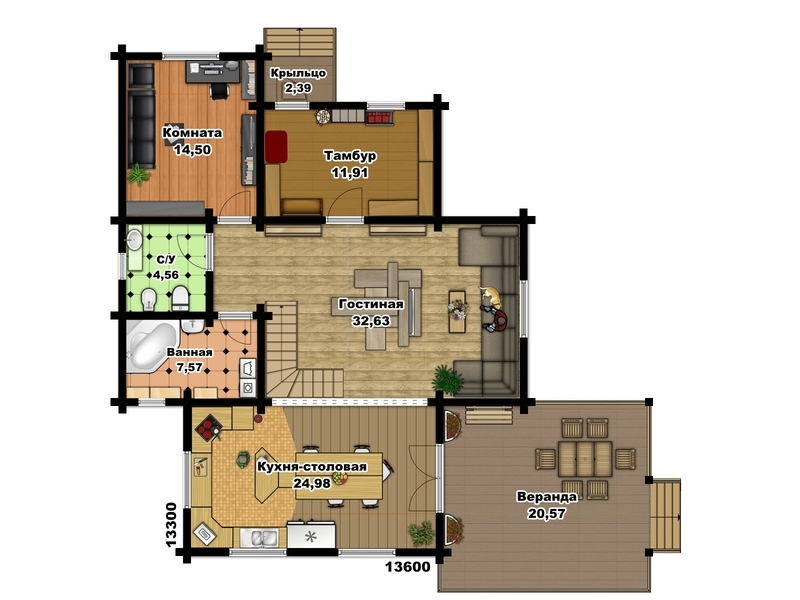 Дървени къщи