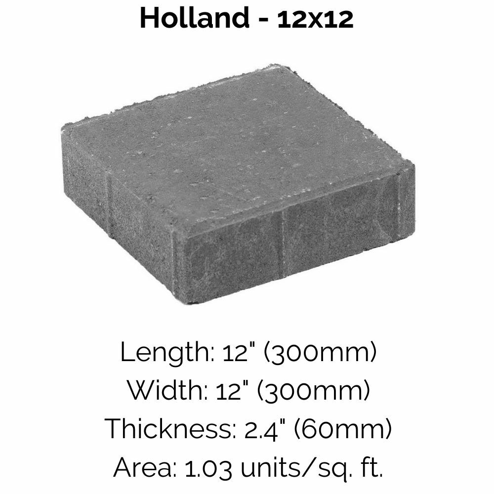 12x12 Holland Collection Pavers Island Cache Stone Company