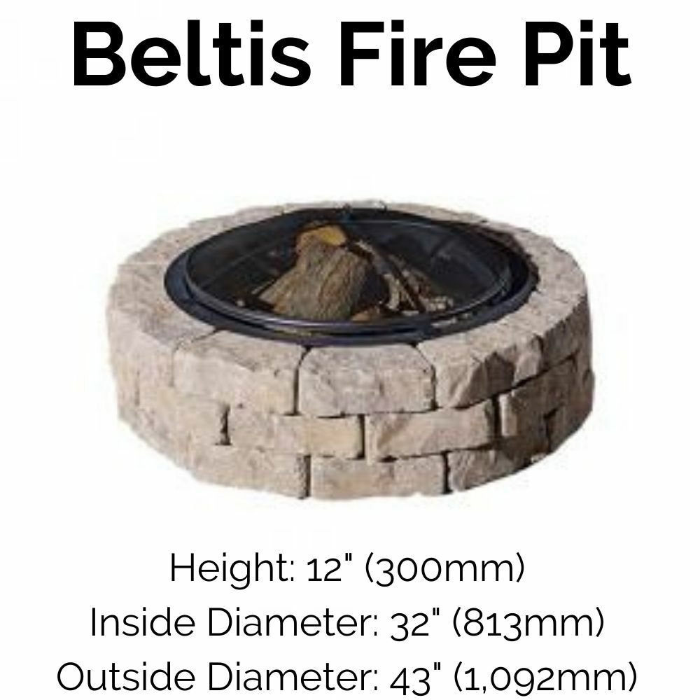 Belgard Beltis Fire Pit (43" OD) Prince Landscape Supply