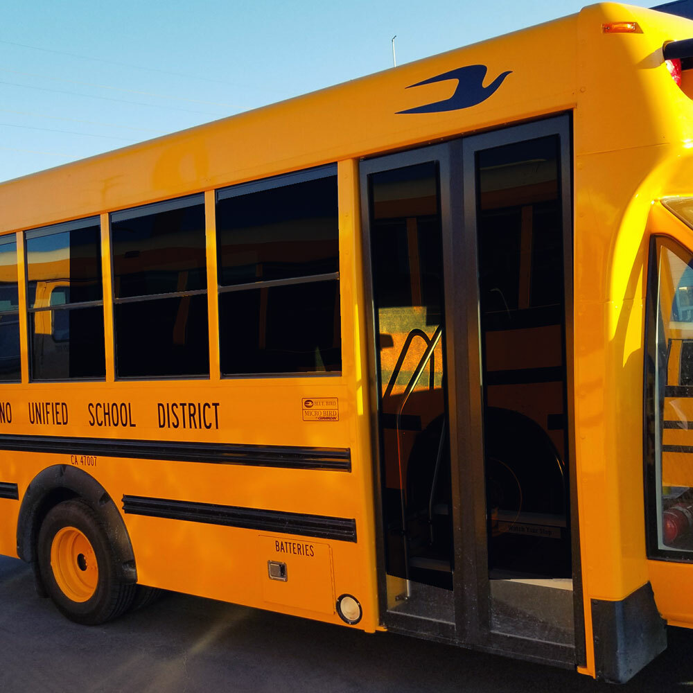 Micro Bird School Bus Lettering