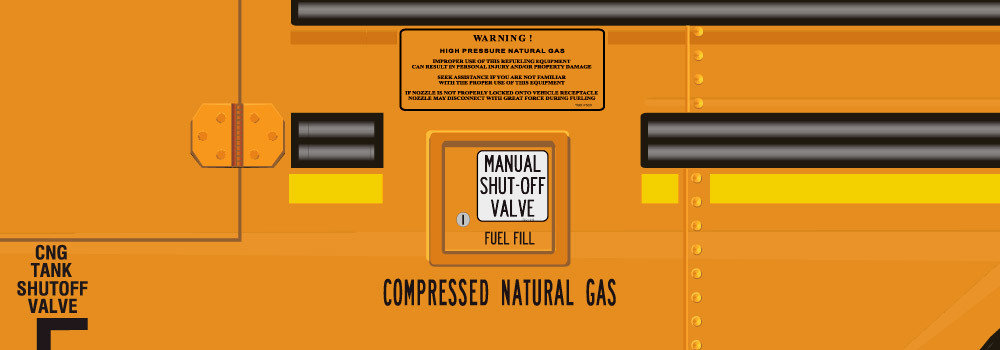 CNG Fuel Fill Identification
