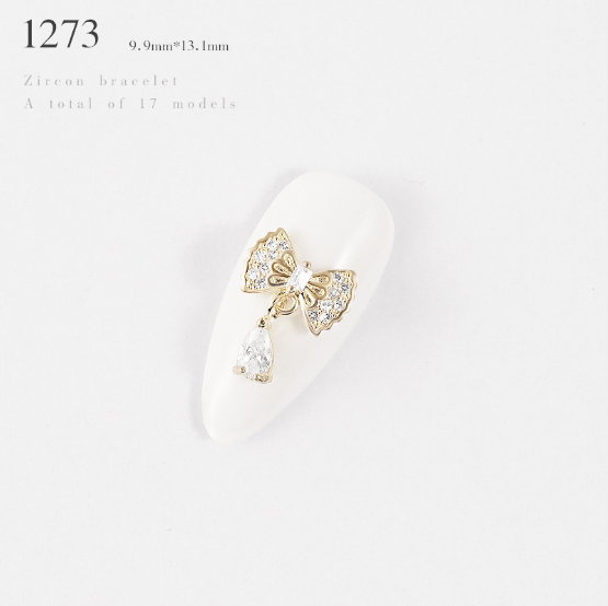 Luxury Gold Nail Jewelry