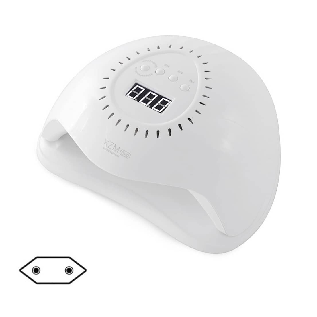 UV LED Nail Lamp XZM 5XP 168W