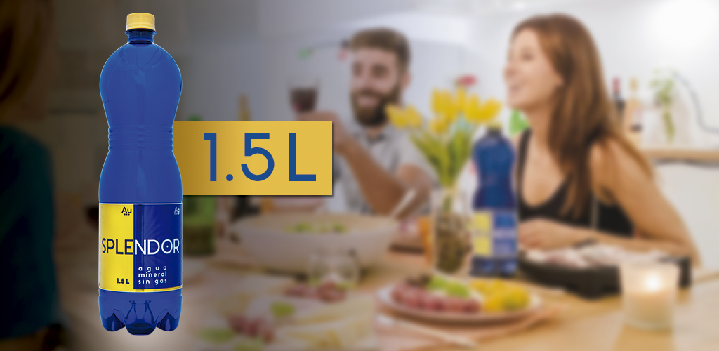 Pack x 6 Un. 1.5 Litros Splendor sin Gas.