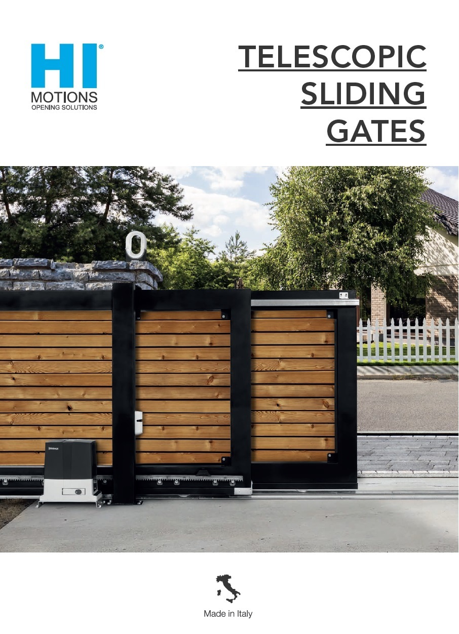 BENINCA HIMOTIONS SERIE 280 TELESCOPIC SLIDING GATE KIT 20 FT GATE