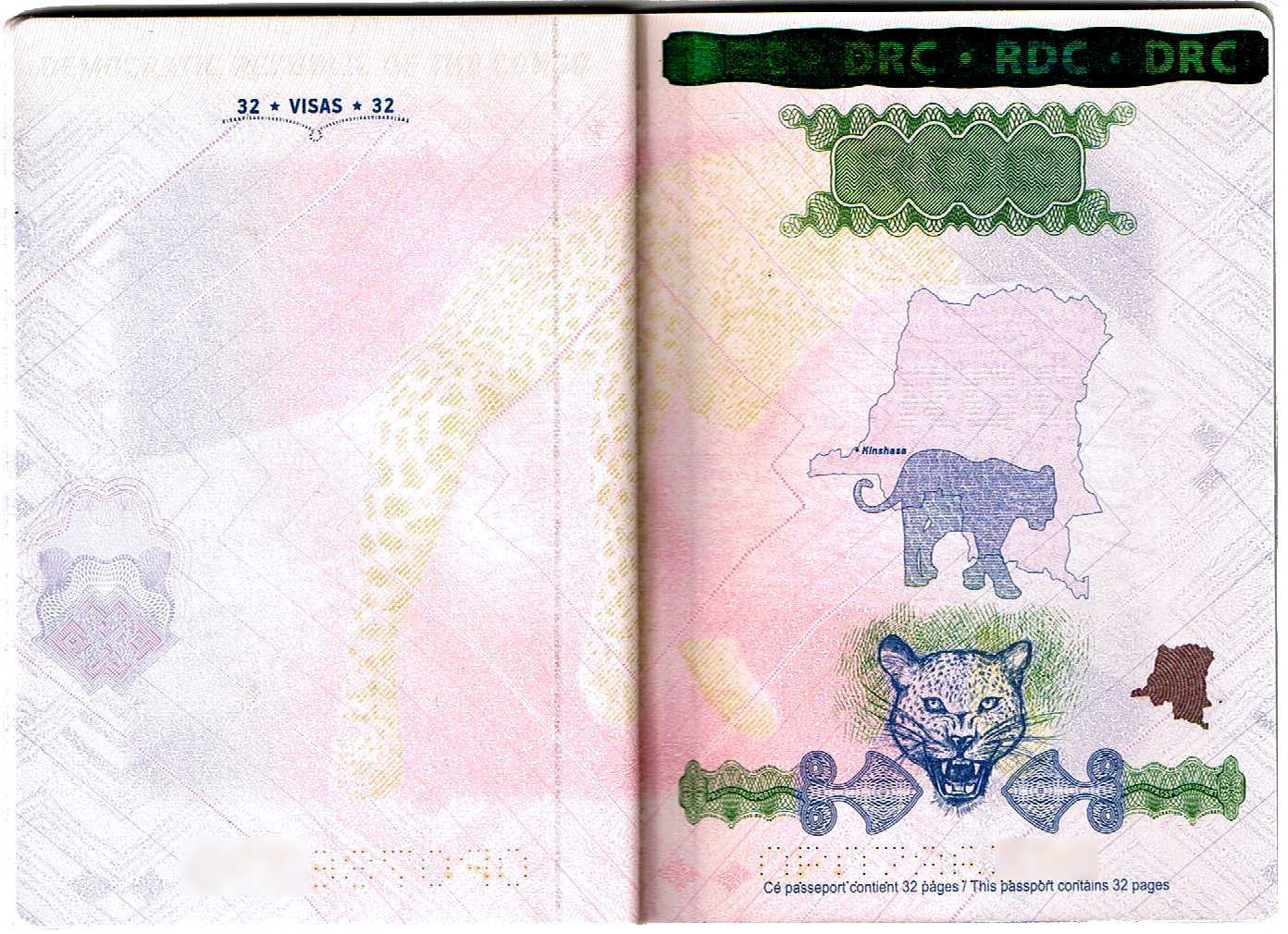 Passeport biométrique Congo-Kinshasa RDC - Direct MAE