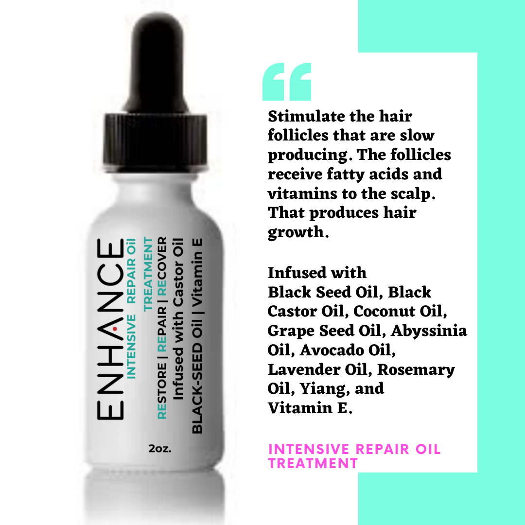 Intensive Repair Oil Treatment Enhance Hair Care