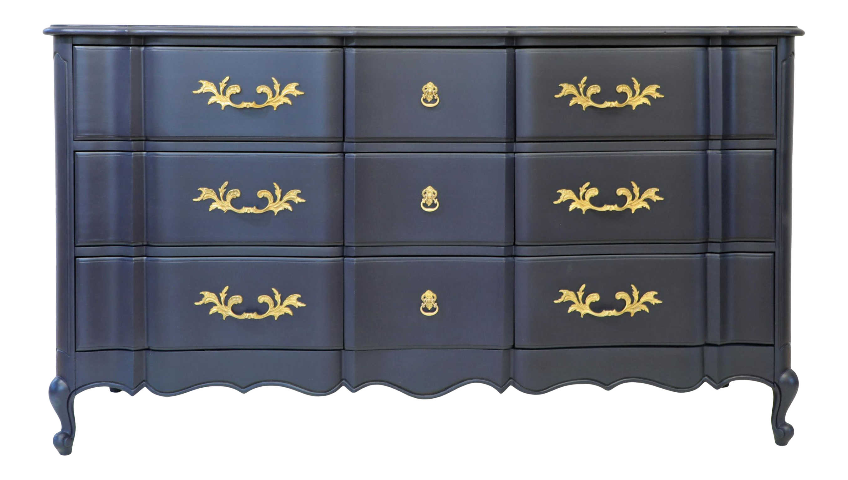 Vintage French Style Solid Wood 9Drawer Dresser