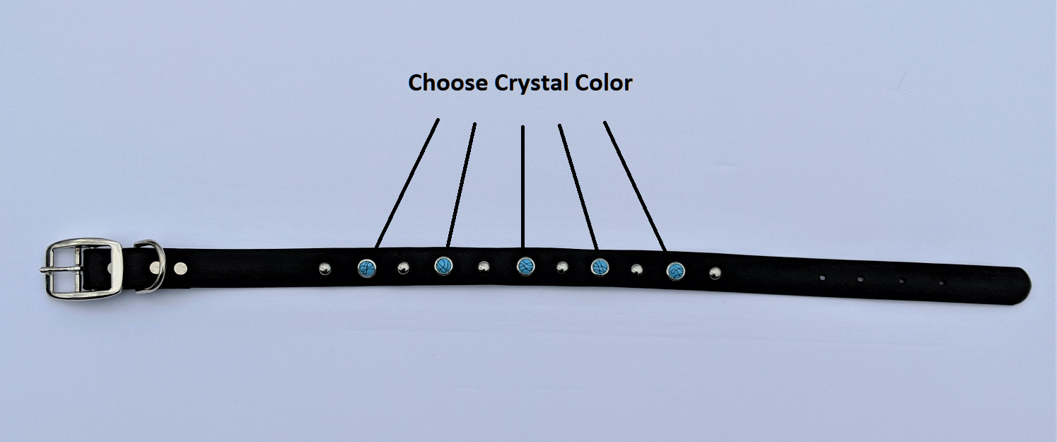 1 inch decorative collar choose crystal png