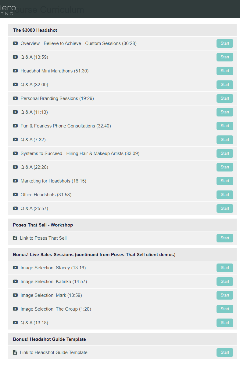 Megan DiPiero | The 00 Headshot + Poses That Sell - Online Workshop
