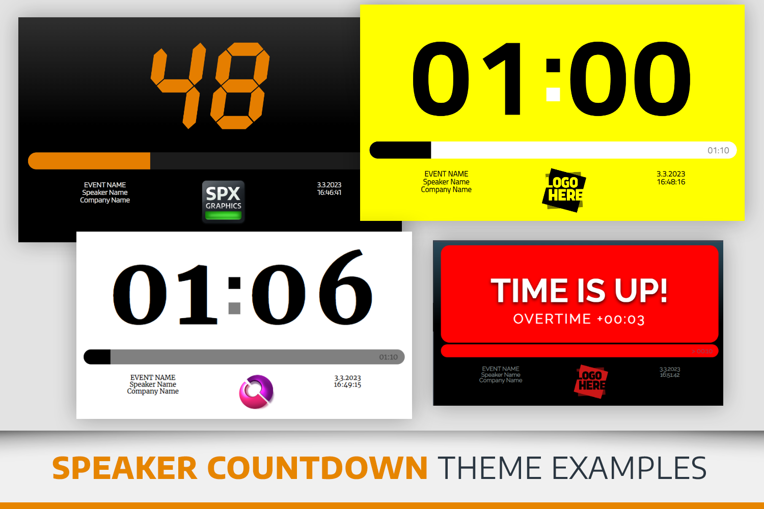 Countdowns and Timers for SPX Graphics