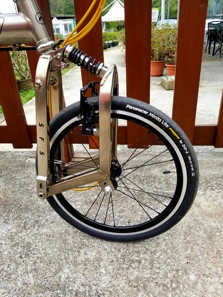 Birdy G5 Hydraulic front suspension shock Titanium Limited (MultiS)