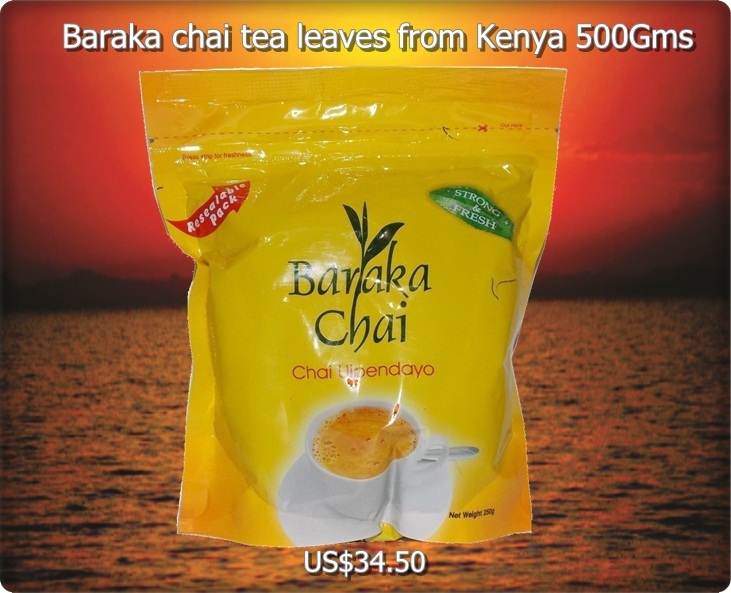 Baraka chai tea leaves from Kenya 500Gms