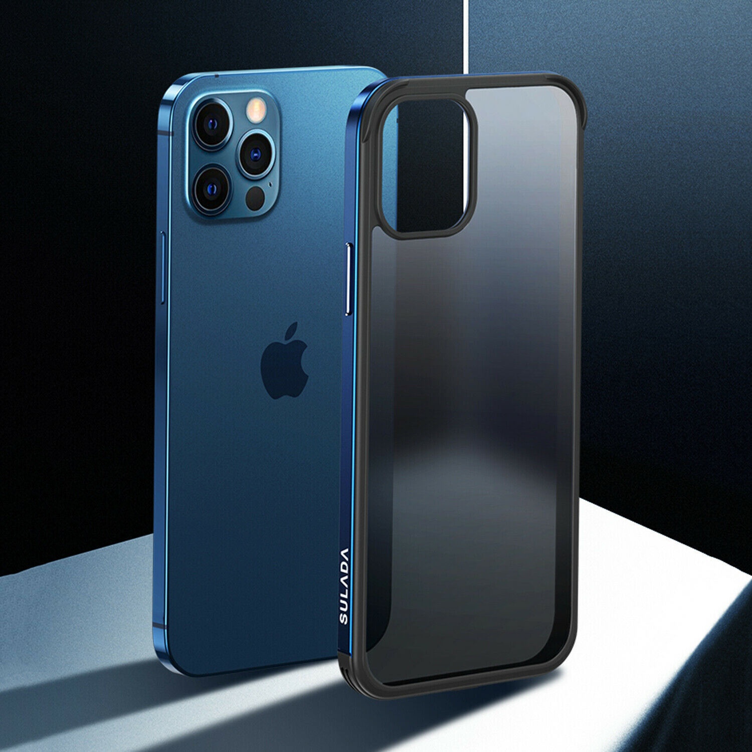 Shockproof Metal Bumper Frame Frosted Phone case