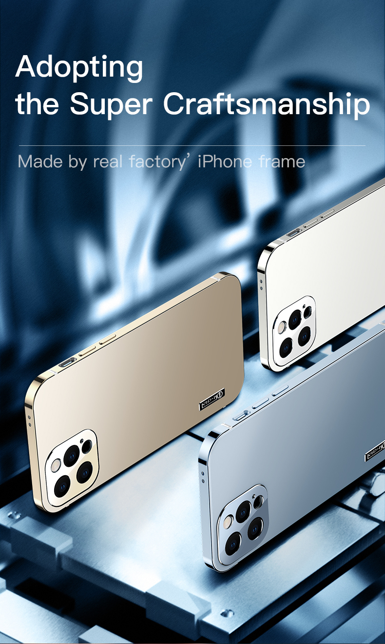 Luxury Stainless Frame IPhone Case.