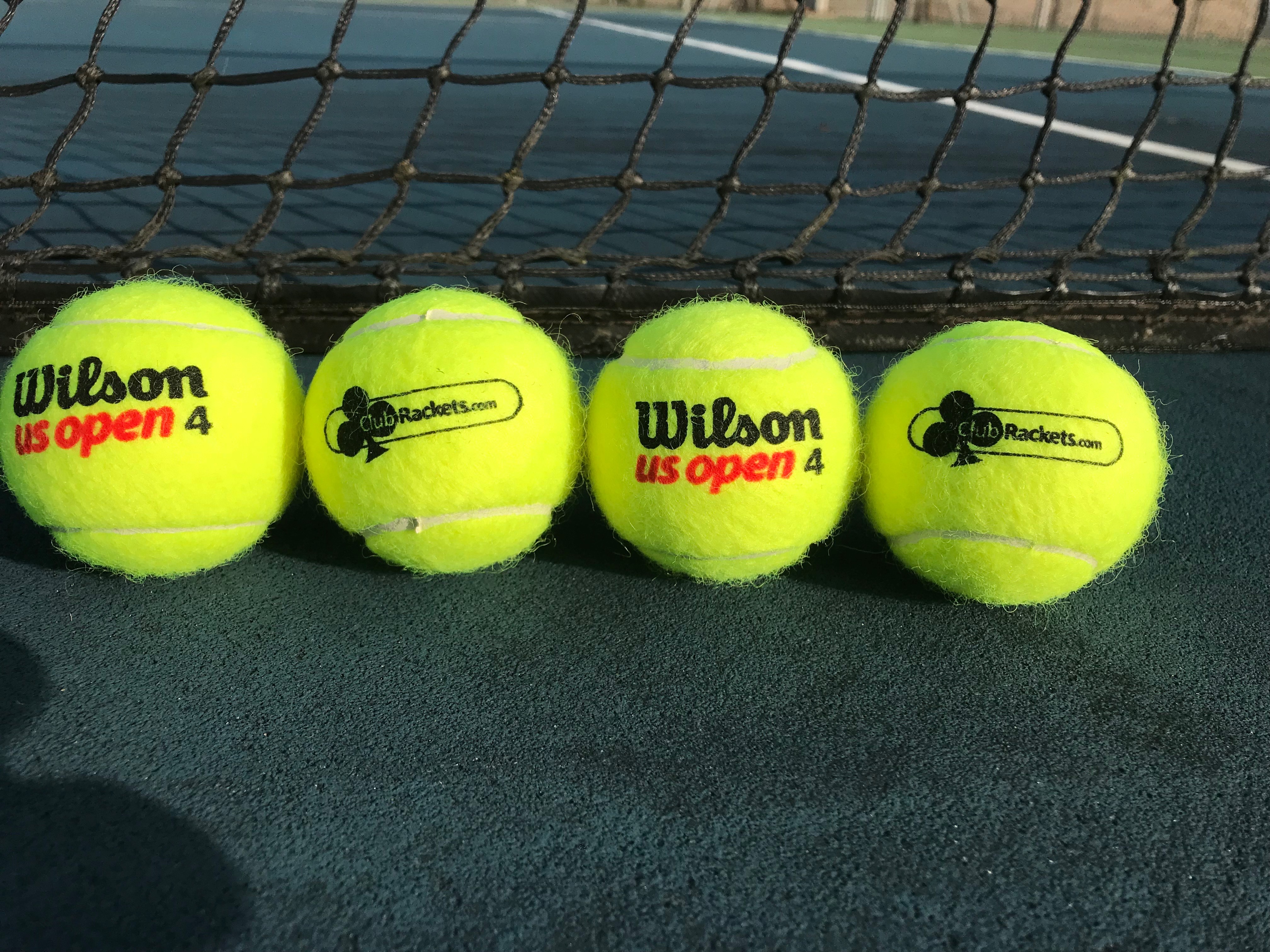 Wilson US Open Tennis Balls 4 Ball Tube