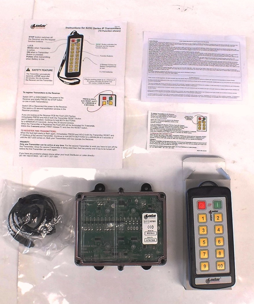 LODAR 10 FUNCTION REMOTE CONTROL UNIT UK MADE