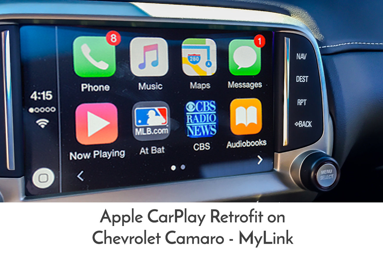 Chevrolet Camaro 2015 onward MyLink Integrated Apple CarPlay Upgrade Kit eBay