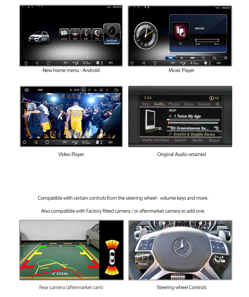 [20112014] Mercedes Benz R172 SLKClass Touch Android Auto & CarPlay 9