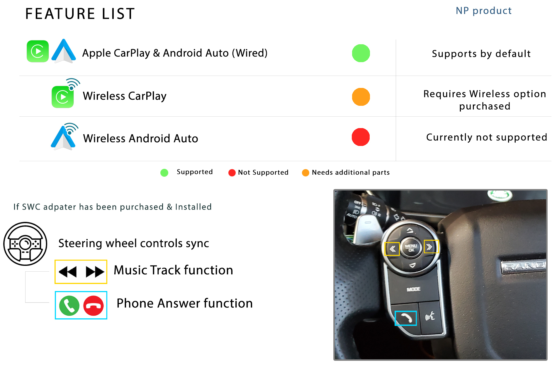 range rover l494 l405 apple carplay android auto integration ebay