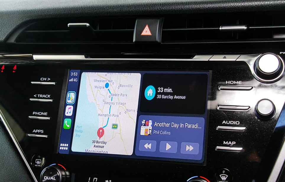 Car play toyota camry