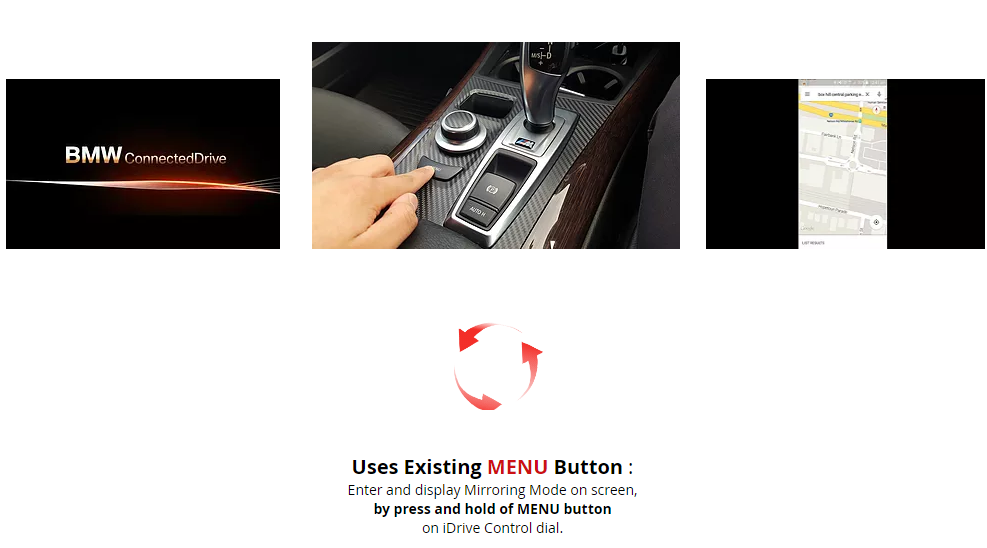 Screen mirroring bmw iphone