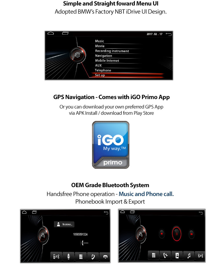 Android bmw f01