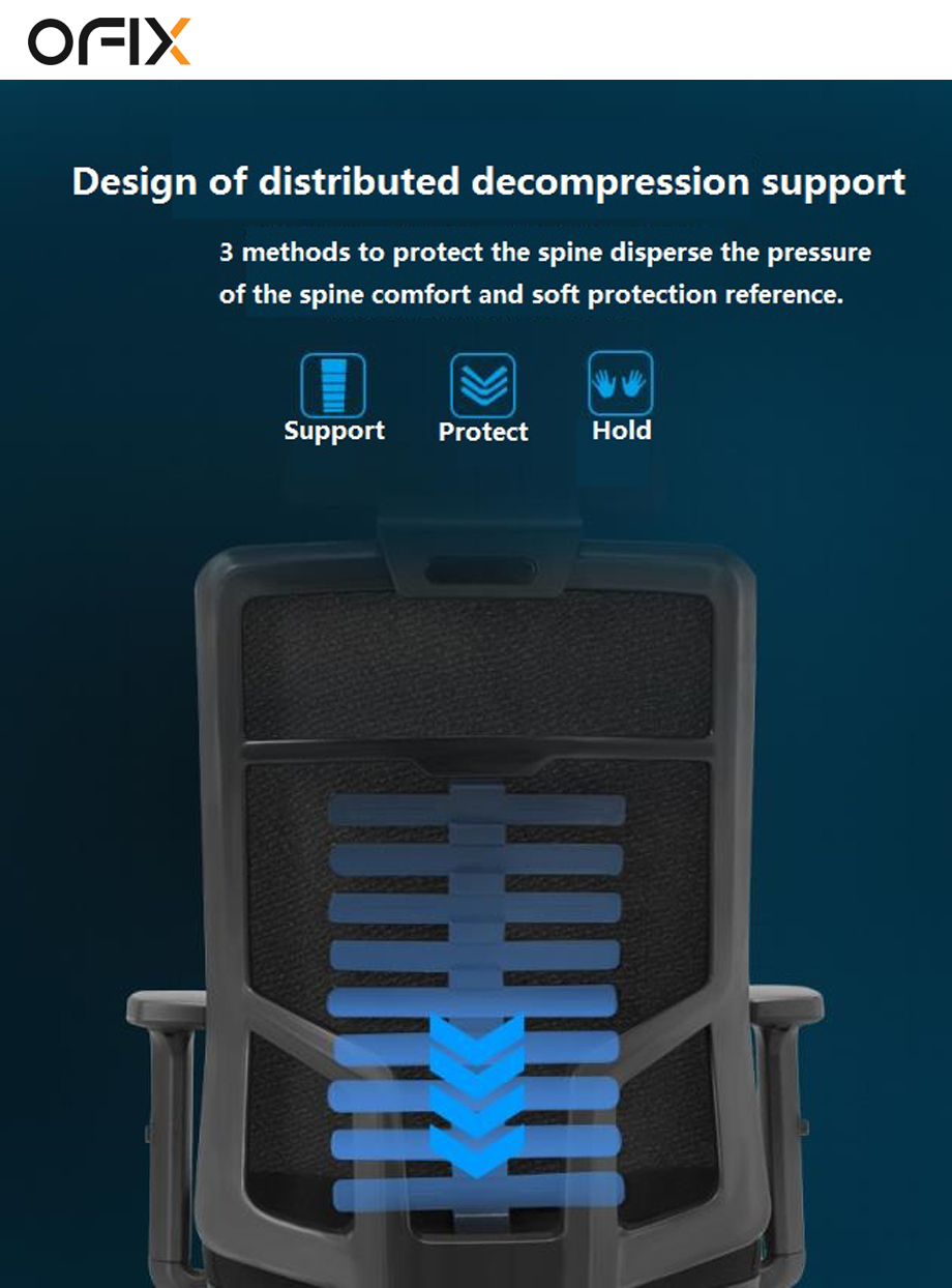 (Sale) Ofix Premium X15 Bionic Spine Support High Back Chair (Seat