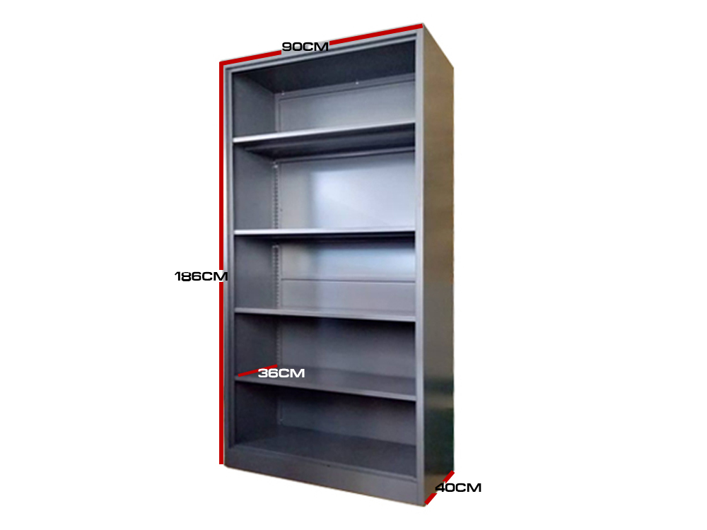 (Sale) Ofix 5Layer Open Shelves Steel (Uneven color & Deform