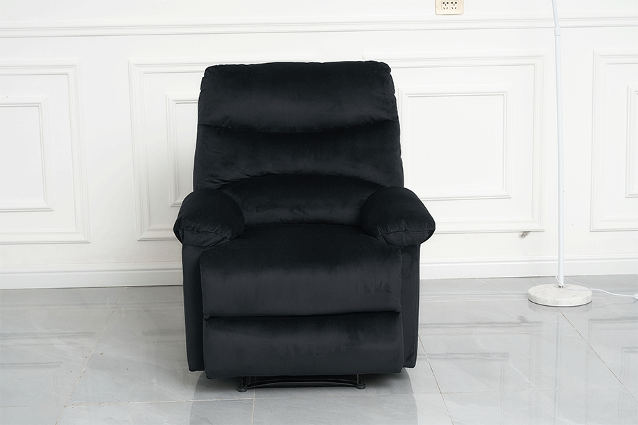 Flotti Ansley Manual Recliner (Light Brown, Pink)