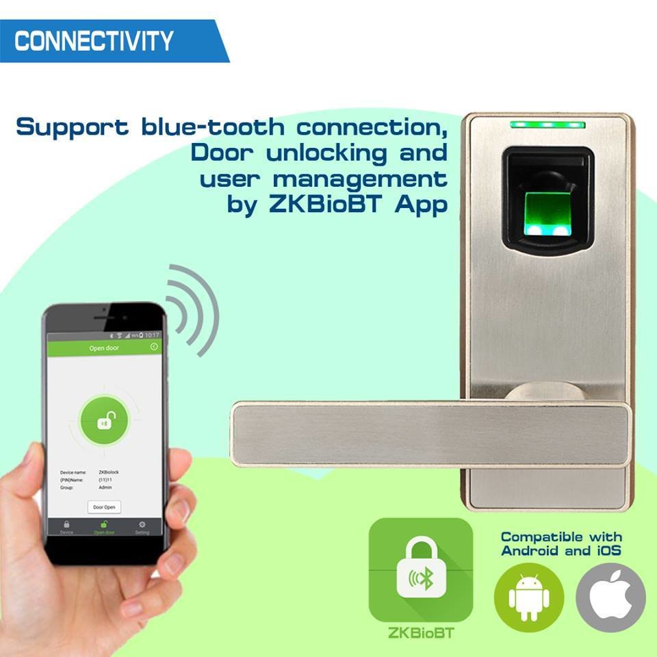 QUBE Biometric Door Lock (Fingerprint)